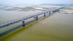 Tengok Jembatan Baja Terpanjang di India, Melintang di Sungai Gangga