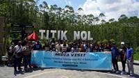 Kawasan ini kini banyak dikunjungi warga yang ingin melihat lokasi akan dibangunnya ibu kota negara yang baru.  (Olha Mulalinda/Antara Foto)