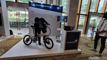 NOA Bike menawaran layanan penyewaan sepeda dengan aplikasi. Foto: Adi Fida Rahman/detikINET