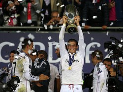 El Real juara Piala Super Spanyol 2014 dalam laga final di Cardiff City, Wales. Foto: Getty Images/Ian MacNicol