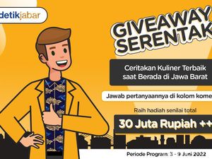 Wilujeng! Daftar Pemenang Giveaway Serentak detikJabar