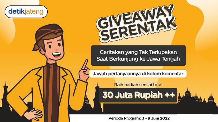 Giveaway serentak. Foto diunggah, Kamis (2/6/2022).