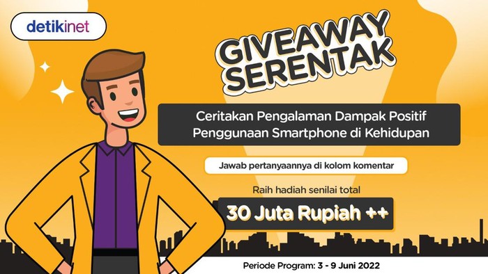 Giveaway Serentak detikINET