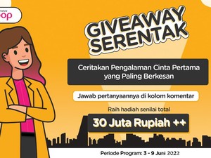 Ini 3 Pemenang Giveaway Serentak: Cerita Tentang Cinta Pertama