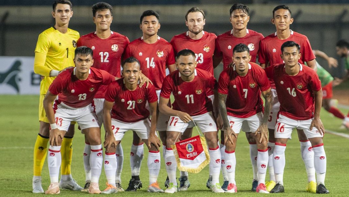 Indonesia vs Kuwait imbang 1-1 di babak pertama Foto: ANTARA FOTO/M Agung Rajasa