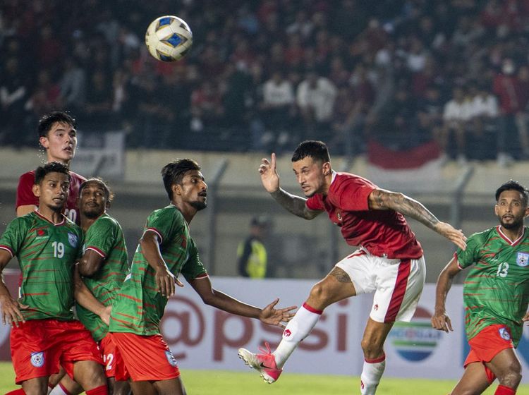 Lihat Lagi Aksi Timnas Indonesia Saat Berhadapan Lawan Bangladesh