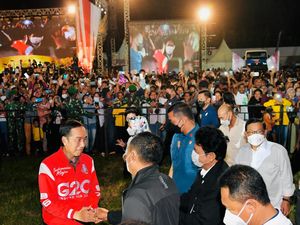 Malam Terakhir di Ende, Jokowi dan Iriana Nonton Konser Kebangsaan