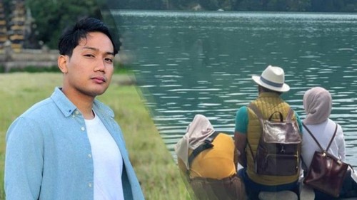 Kolase Keluarga Ridwan Kamil Sungai Aare