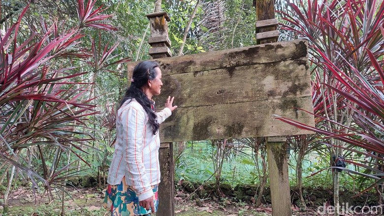 Lokasi bekas Dusun Kalikuning yang terkubur tanah longsor 40-an tahun silam, Selasa (31/5/2022).