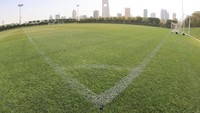 Penampakan lapangan yang akan digunakan para peserta Piala Dunia Qatar 2022 sebagai fasilitas latihan, Selasa, (31/5/2022).