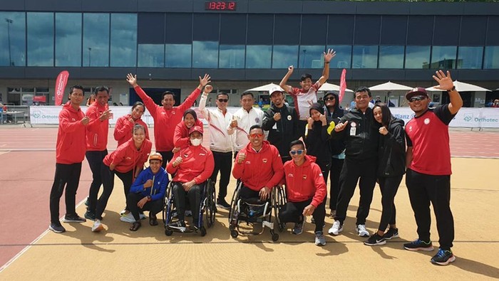 Para Atletik meraih prestasi tinggi di kejuaraan di Swiss.
