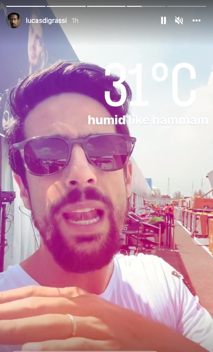 Pebalap Formula E Lucas Di Grassi menyambangi Sirkuit Ancol