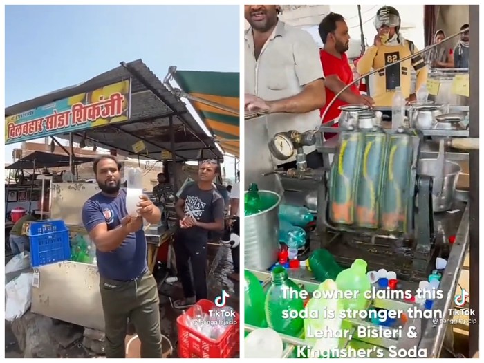 Viral! Pedagang Minuman di India Ini Bikin Roket Pakai Botol Soda