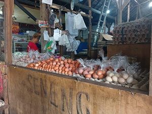 Harga Telur dan Cabai Melambung, Pedagang Pasar Kuta II Menjerit