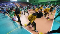 Workshop yang mendapatkan dukungan dari pemerintah Republik Indonesia ini dilaksanakan di GOR Bulungan Jakarta dan diikuti oleh 450 guru dari Madrasah di bawah naungan Kemenag.