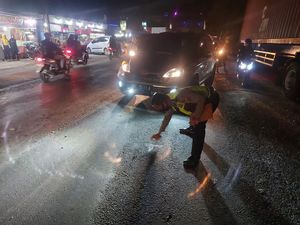 Mobil vs Motor di Jalinsum Terekam CCTV, 1 Tewas