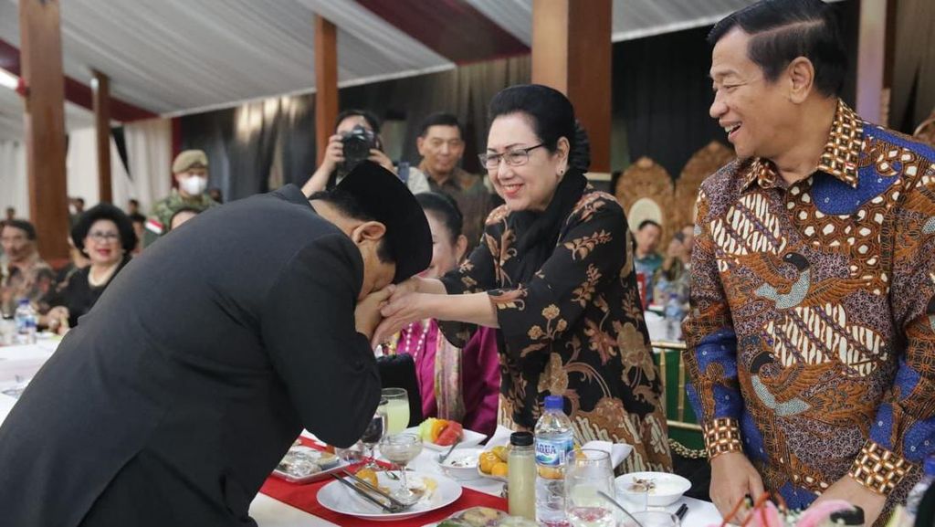 Prabowo Halal Bihalal dengan Purnawirawan TNI di Hambalang
