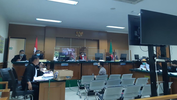 Sidang di Pengadilan Tipikor Serang (Bahtiar-detikcom)