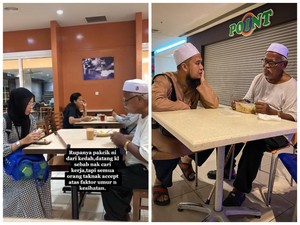 Bikin Haru! Netizen Ini Beri Makan Kakek Tua yang Terlantar Kelaparan