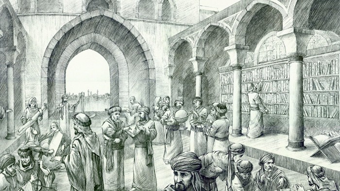 Kota Baghdad dan perkembangan ilmu pengetahuannya di masa Dinasti Abbasiyah.
