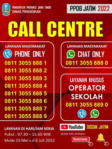 call center ppdb jatim