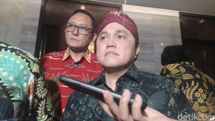 Erick Thohir (Wildan Noviansyah/detikcom)