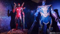 Ada juga diorama Iron Man vs Thanos dalam film Avengers: Endgame.