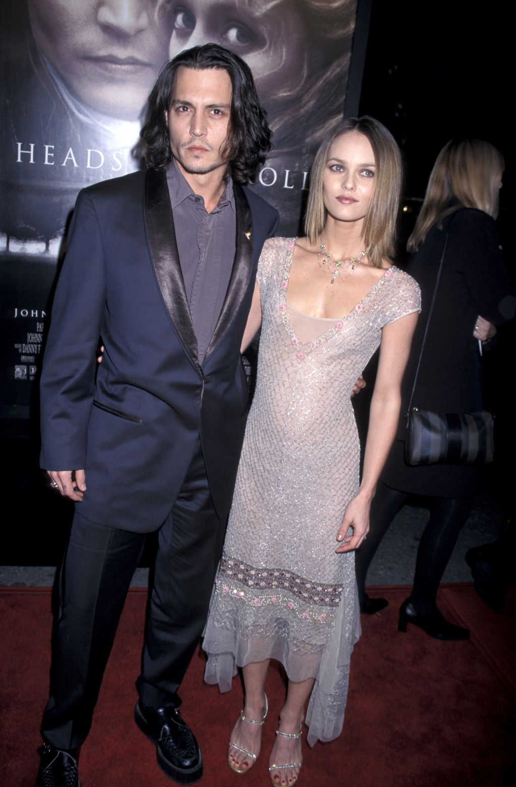 Johnny Depp and Vanessa Paradis at the Mann Chinese Theatre in Hollywood, California (Photo by Ron Galella/Ron Galella Collection via Getty Images)