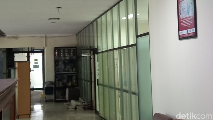 Kondisi ruangan kepala Dinas Penanaman Modal Jogja yang disegel, Jumat (3/6/2022).