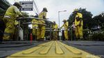 Portal S Penghalang Motor Dipasang di Trotoar Metropole Jakpus