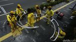 Portal S Penghalang Motor Dipasang di Trotoar Metropole Jakpus