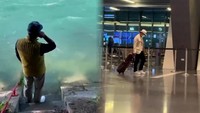 Di hari kedelapan pencarian Eril, Ridwan Kamil dan keluarga harus pulang dulu ke Indonesia. Sebelum pulang, ia sempat mengumandangkan azan di tepian Sungai Aare (Foto: 20detik)