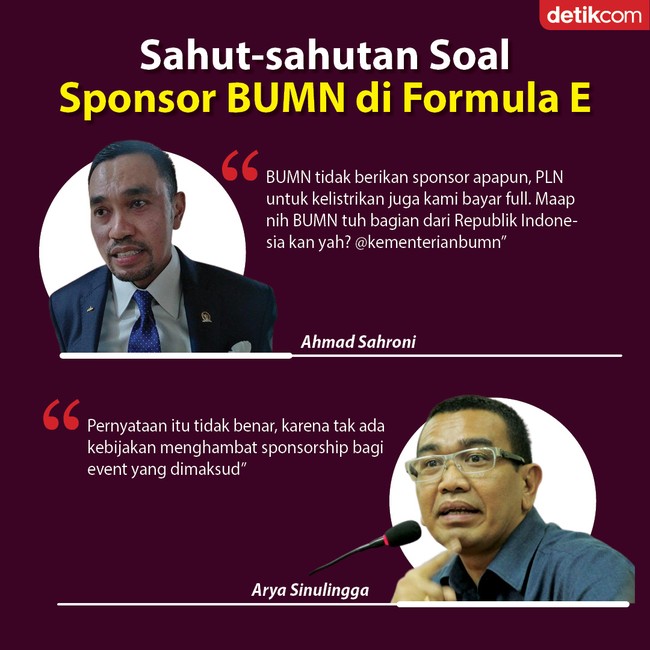 Sahut-sahutan Soal Sponsor BUMN di Formula E