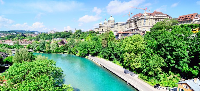 Sungai Aare di Bern, Swiss