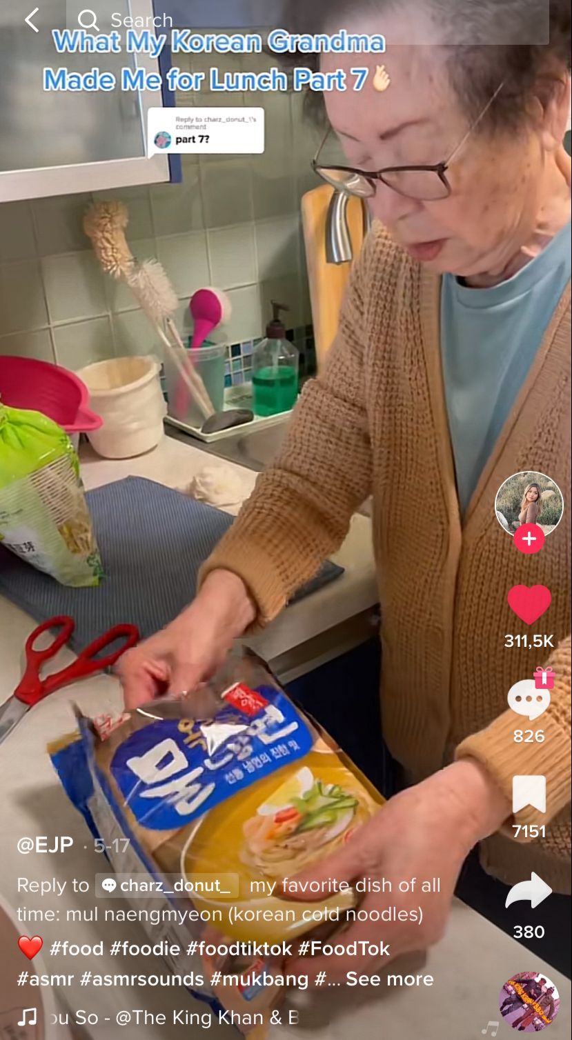 Viral di TikTok, Nenek Korea Ini Jago Bikin Makanan yang Bikin Ngiler!