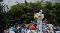 Aktivis mengatakan temuan mikroplastik di Krueng Aceh juga disebabkan banyaknya sampah plastik yang dibuang ke sungai. 