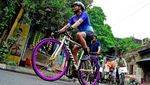 Lihat Cara Warga Kalkuta India Rayakan Hari Sepeda Sedunia, Santai...