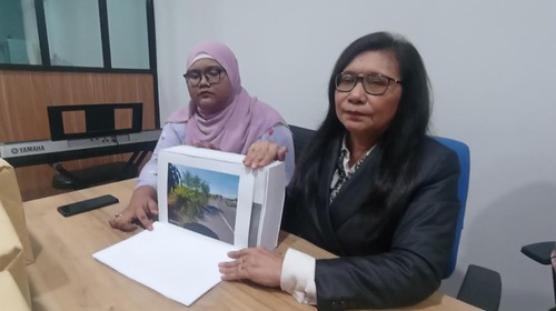 Warga Kelurahan Serangan, Siti Sapurah alias Daeng Ipung saat bertemu wartawan di Denpasar, Bali, Kamis (2/6/2022).