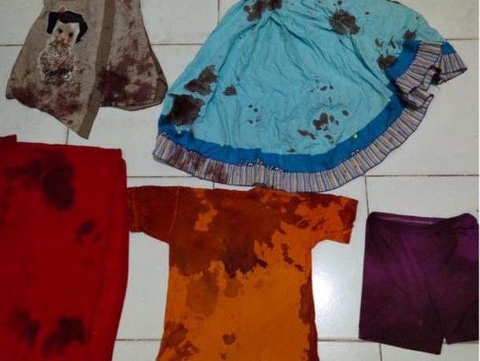 Barang bukti kasus penjual es teh di Tanah Bumbu, Kalsel bantai sekeluarga (Dok. Istimewa).
