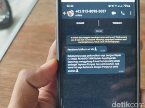 Beredar Pesan WA Galang Dana Catut Nama Bupati Gresik, Pemkab: Hoaks!