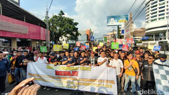 Deklarasi penolakan geng motor di Garut.