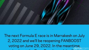 Selain itu, ada juga pilihan untuk memberikan vote pembalap guna mendapatkan tambahan listrik. Pastinya dengan 5G Indosat, akses semua aplikasi hingga barcode terasa mulus. Foto: Aisyah Kamaliah/detikINET