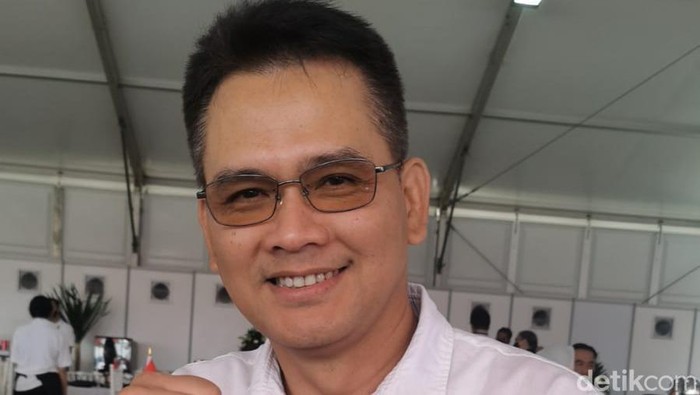 Kakorlantas Irjen Firman Santyabudi di Formula E Ancol, Jakut (Alfito-detikcom)