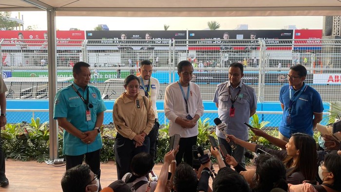 Ketua DPR Puan Maharani menghadiri balapan Formula E di Ancol, Jakarta, 4 Juni 2022. (Dok DPR)