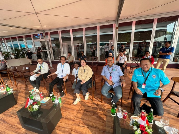 Ketua DPR Puan Maharani menghadiri balapan Formula E di Ancol, Jakarta, 4 Juni 2022. (Dok DPR)