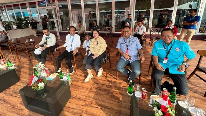 Ketua DPR Puan Maharani menghadiri balapan Formula E di Ancol, Jakarta, 4 Juni 2022. (Dok DPR)