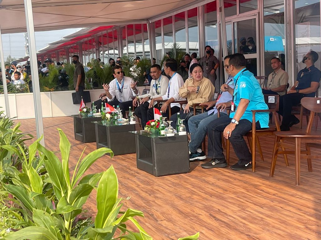 Ketua DPR Puan Maharani menghadiri balapan Formula E di Ancol, Jakarta, 4 Juni 2022. (Dok DPR)
