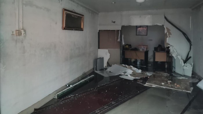 Kondisi Hotel The Mirah di Bogor usai kebakaran (Rizky-detikcom)