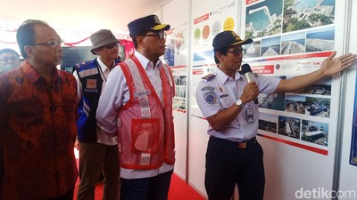 Menhub Cek Pembangunan Pelabuhan Sanur
