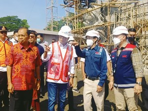 Cek Pembangunan Pelabuhan Sanur, Menhub: Tonjolkan Arsitektur Bali
